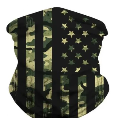 Großhandel Nahtlose Camo Kühlung Kopf Röhrenschal Bandana Schal Sport Angeln Tube Kopfbedeckung Stirnband Schädel Custom Face Cover Bandana