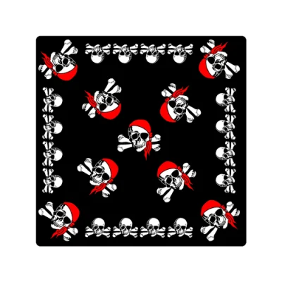 Halloween Urlaub Polyester Skelett Schädel Bandana Cowboy Stil Stirnband Bandanna