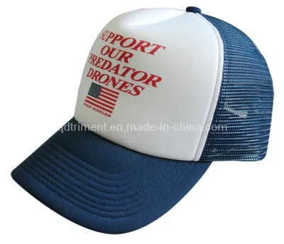 Beliebte Schwamm Polyester Mesh Trucker Hut (T-Red Cap)