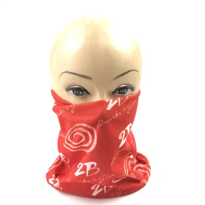 Custom Design Tube Nahtlose Sublimation Druck Polyester Multi-Funktions-Bandana
