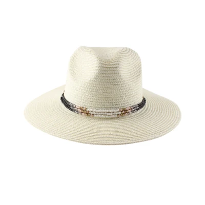 Sun Hüte Damen Herren Sommer Breite Krempe Upf 50 Panama Fedora Faltbarer Straw Beach Hut