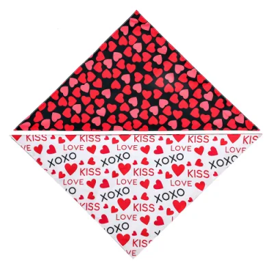 Hot Sell Custom Printed Pet Cotton Plaid Dog Bandanas