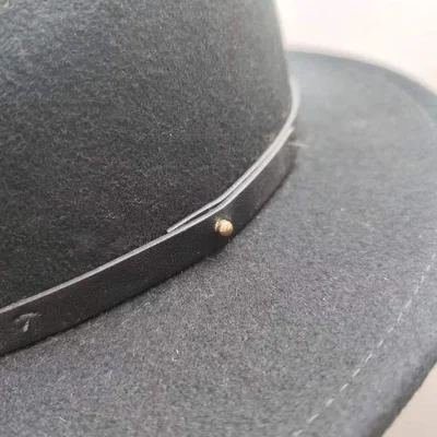 Heißer Verkauf Wintermode 100% Australische Wolle Damen Steifigkeit Krempenfilz Fedora Hüte