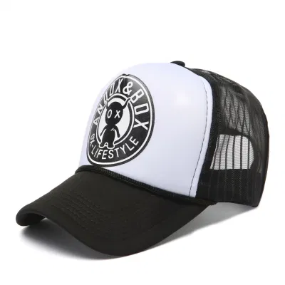 2023 Neue Mode-Anbieter 5 Panel Logo Bestickt Mesh Custom Samt Trucker Mütze