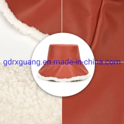 Großhandel Plüsch Flauschig Custom Warm Winter Leder Pelz Eimer Hut