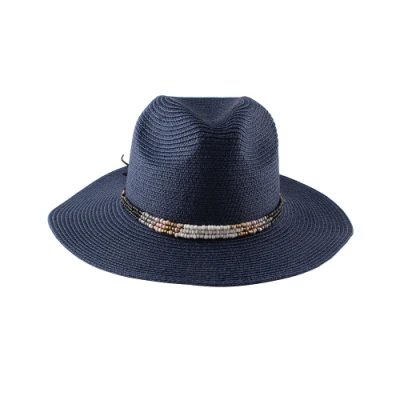 Sun Hüte Damen Herren Sommer Breite Krempe Upf 50 Panama Fedora Faltbarer Straw Beach Hut