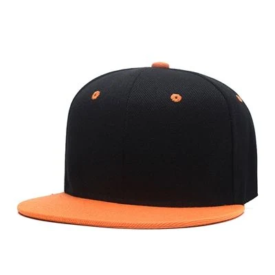 Großhandel 100% Baumwolle Bestickt Einstellbare Custom Logo Flache Krempe Hiphop Baseballmütze