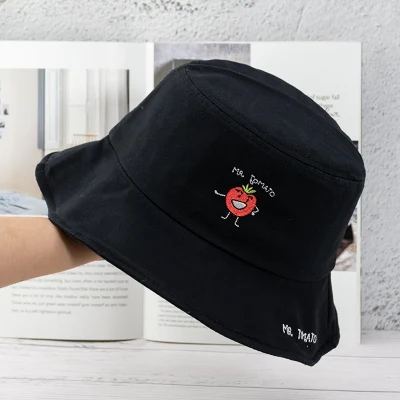 Hergestellt in China Großhandel Design Ihr eigenes Logo Custom Eimer Hüte für Frauen