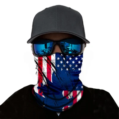100% Polyester Sublimation Skull Multifunktionale Bandana