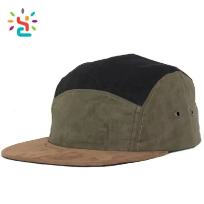 Distressed Dad Cap Wildledermütze Zwei Ton 5 Panel Billig Großhandel Wildleder Blank Strap Back Ausgestattet Snapback Hüte Trucker Caps