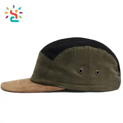Distressed Dad Cap Wildledermütze Zwei Ton 5 Panel Billig Großhandel Wildleder Blank Strap Back Ausgestattet Snapback Hüte Trucker Caps