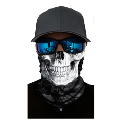 100% Polyester Sublimation Skull Multifunktionale Bandana