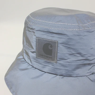 Reflektierende Satin Eimer Hüte Fisherman hat Lederhüte für Männer Frau