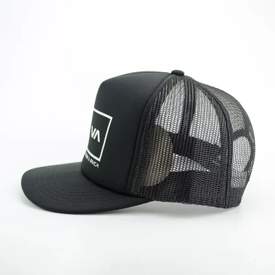 Günstige Snapback Trucker Hut mit Druck 5 Panel Polyester Schaum Personalisierter Mode Promotion Cap