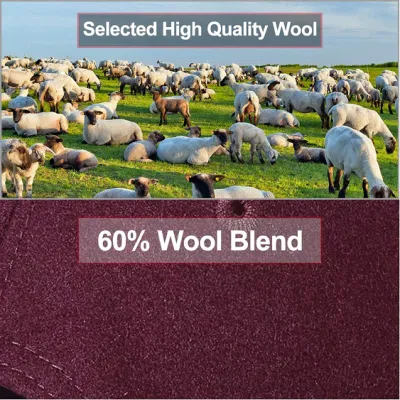 China Rot Warm Klassische Unisex Großhandel Baseball Caps 60% Wolle Verstellbare Größe Herren Dad Mütze