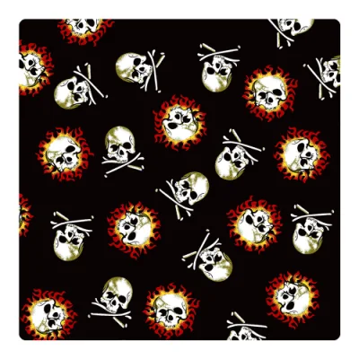 Halloween Urlaub Polyester Skelett Schädel Bandana Cowboy Stil Stirnband Bandanna