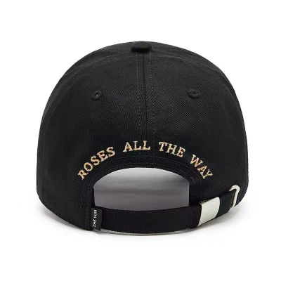 Großhandel Low MOQ Black Sport Golf Baseball Caps mit anpassen Sticklogo