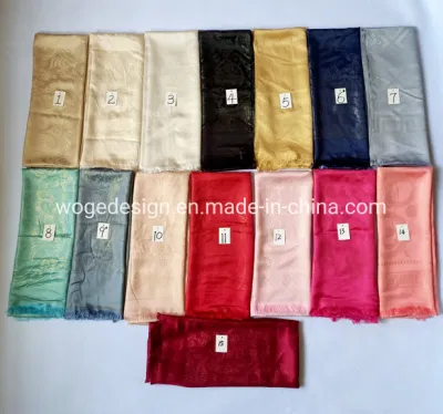 Mode Frauen Islamische Kleidung Hijab Hell Lurxury Hochzeit Dressing Zubehör Polyester Gold Lurex Schal Kopftuch