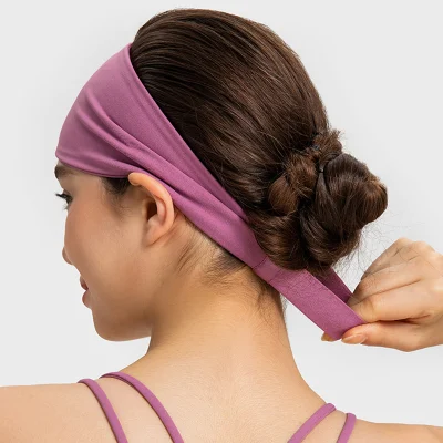 Großhandel Fabrik Neue Hohe Elastizität Atmungsaktive Yoga Fitness Sport Feuchtigkeitsableitend Sport Bandana Frauen Stirnband