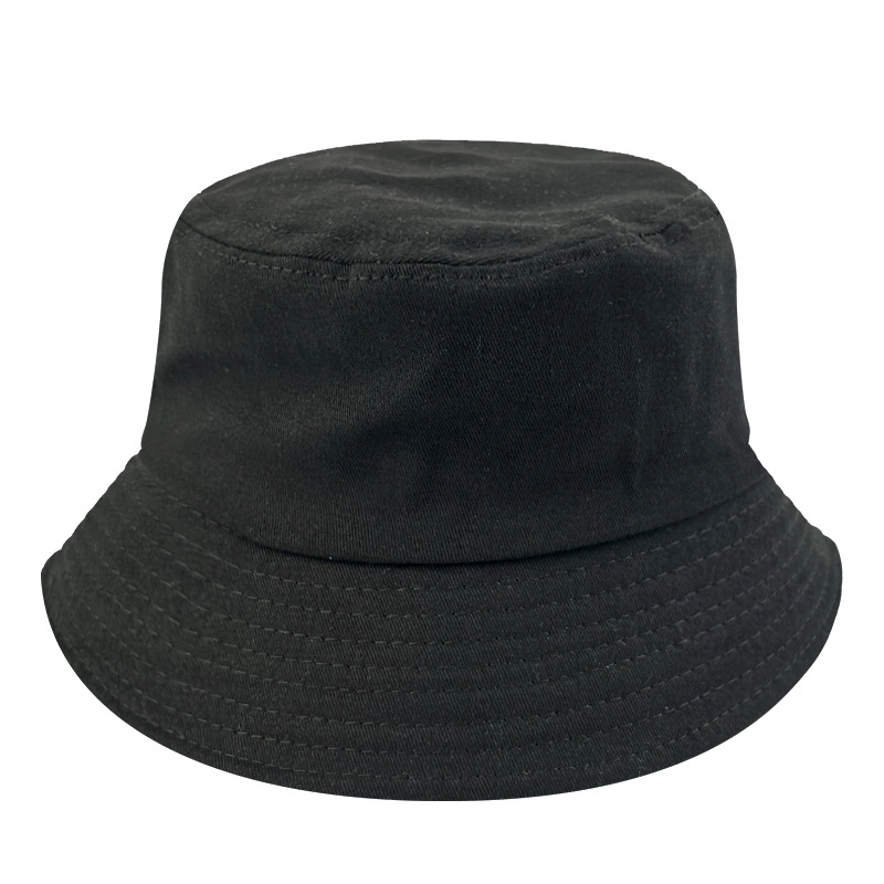 OEM&ODM Fisherman Female Printed-Logo Male Solid-Colour Light Cotton Cap Bucket Hat