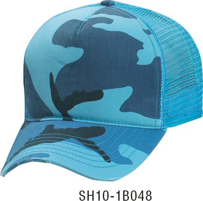 Custom Camo 6 Panels Snapback Hat Baseball Cap