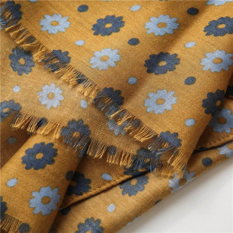 Fashion Scarf Regalo PARA Hombres Y Mujeres Blue Bandana Print Scarf