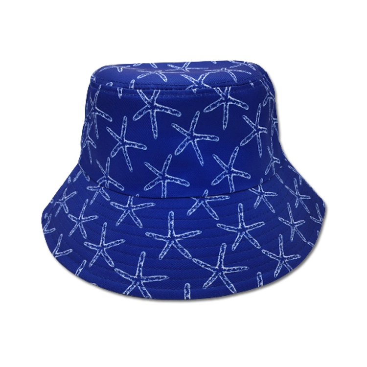 Summer Fashion Designer Reversible Custom Printed Pattern Bucket Hat