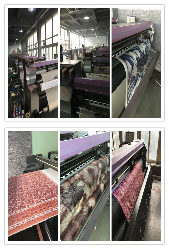 Digital Printing Square Size Silk Headscarf