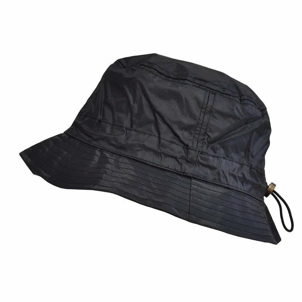 Manufactory Custom Blank Waterproof Adjustable Lightweight Easy Folded Bucket Nylon Hat