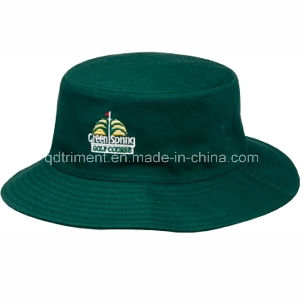 Washed Contrast Binding Twill Sport Fishing Bucket Hat (TRBH016)