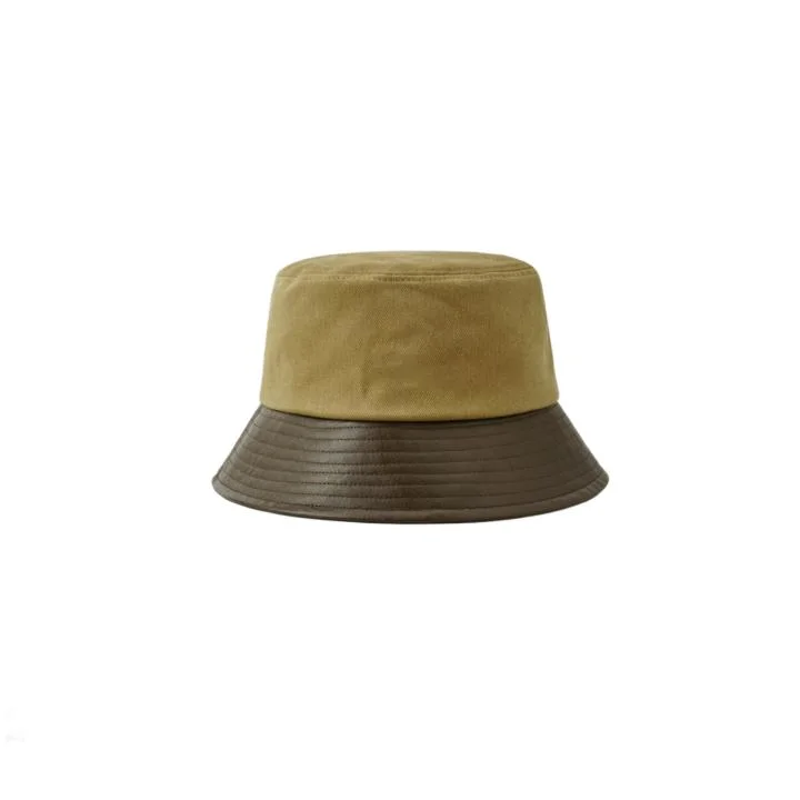 Spring Autumn Women Men Fashion New Arrival Bucket Hat Outdoor Casual Cute Leather Brim Fisherman Hat