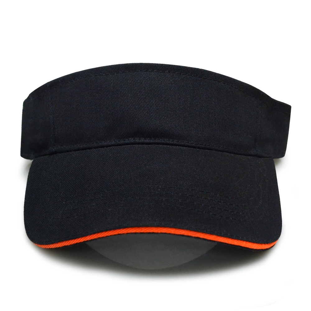 Wholesale Outdoor Cap Custom Hat Adjustable Embroidery Logo Golf Sun Visor Hat