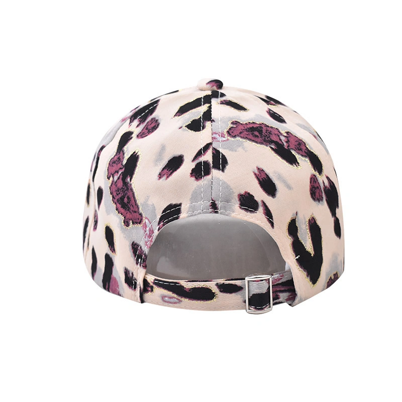 Fashion Structured Personalized Leopard Design Custom Baseball Hat