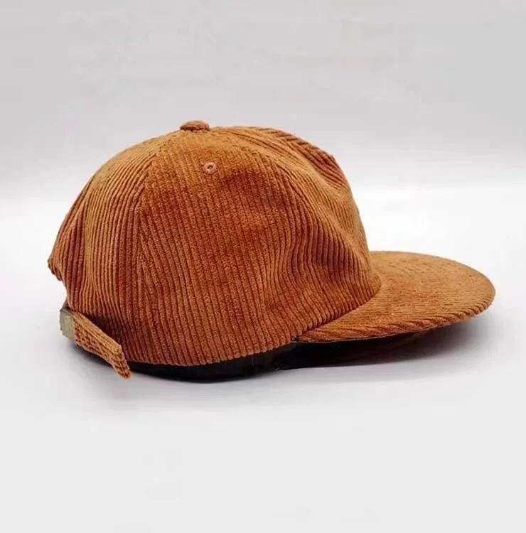 5 Panel Corduroy Cap Corduroy Field Trip Hat, 5 Panel Soft Unstructured Snapback Cap