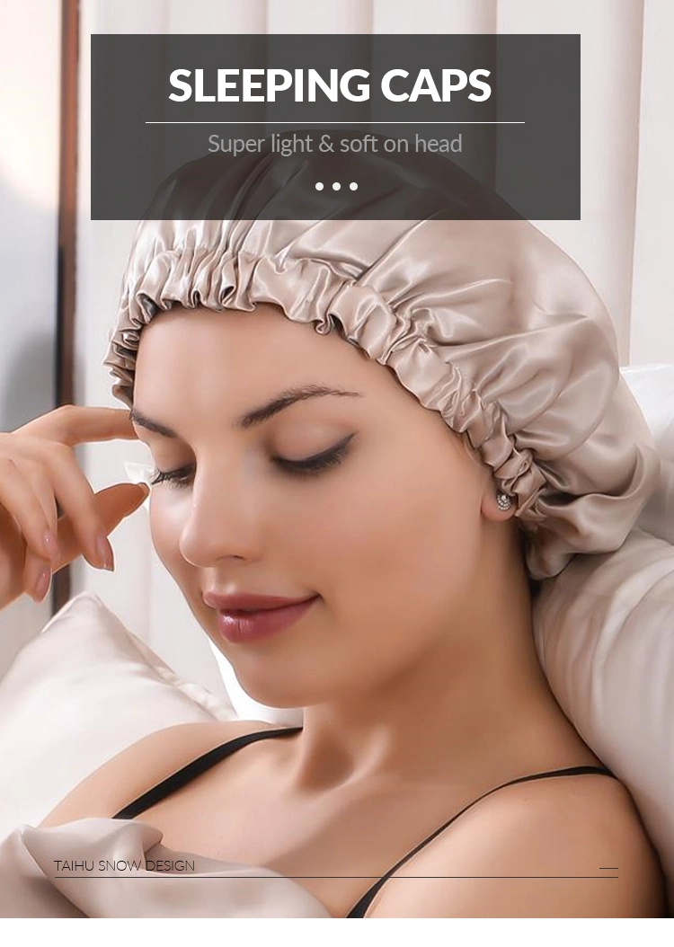 New Fashion Women Silk Headscarf Sleeping Bonnet