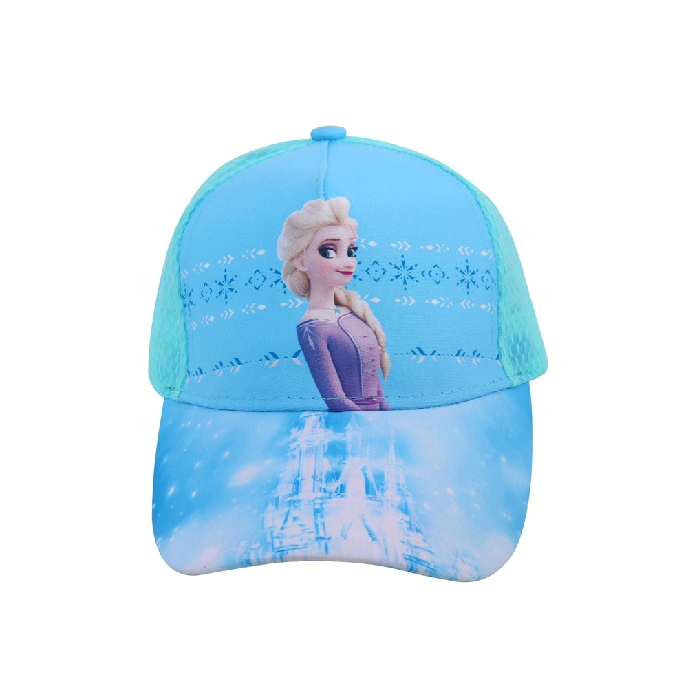 Children&prime;s Hat Princess Aisha Baseball Cap Summer Net Hat Shade Cap