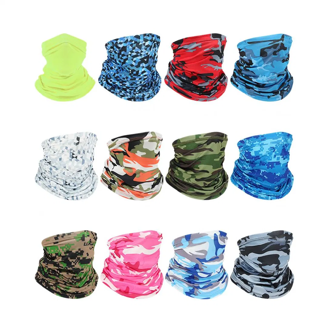 High Quality 100% Polyester Headwear Custom Logo Multifunctional Magic Seamless Tube Bandana