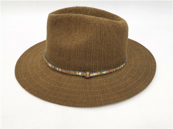 Women Men New Design Fedora Straw Hat Wholesale Wide Brim Fedora Hats