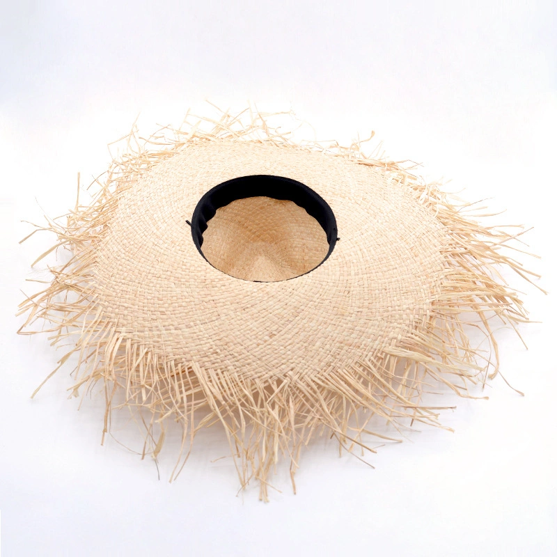 Beach Natural Raffia Sun Protection Summer Wide Brim Fashionable Straw Hats