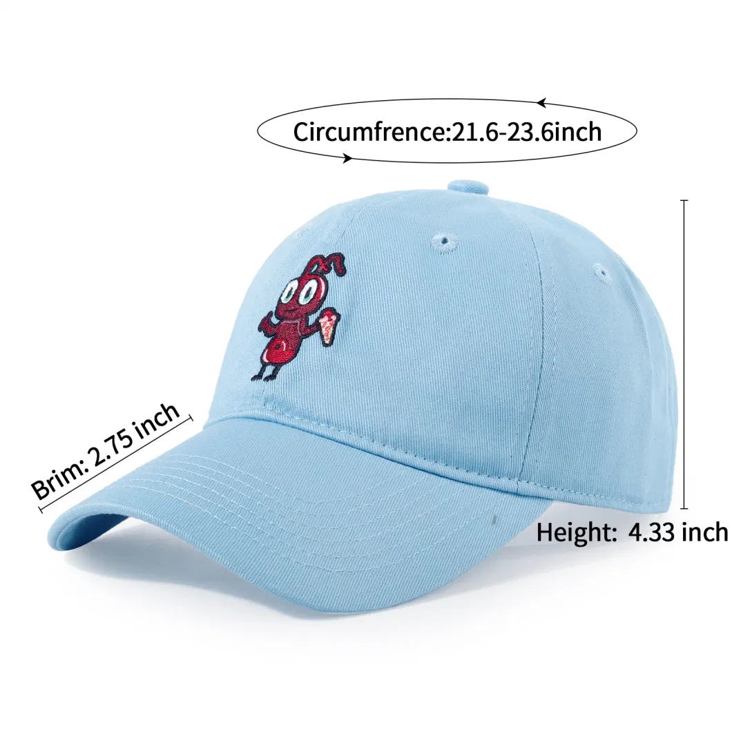 Embroidered Baseball Cap for Women Breathable and Fashionable Duckbill Cap for Men Sun Shading and Sun Protection Cap