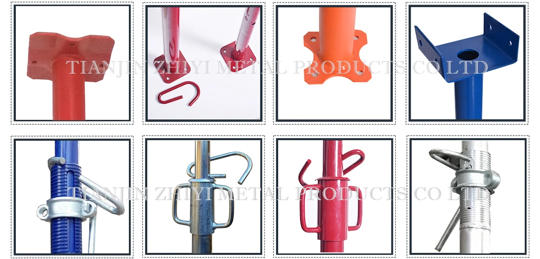 En 1065 U Head Shoring Tubular Concrete Facade Panel Steel Prop Nut Making Machine Jack Accesories Set