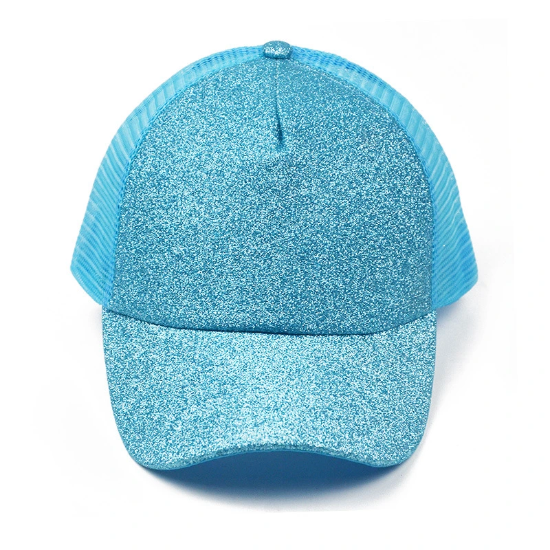 Low MOQ OEM Outdoor Fashionable Fluorescent Blingbling Baseball Cap