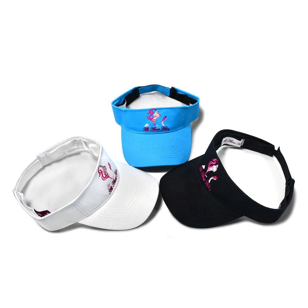 Manufacture Professional Sports Fit Lightweight Running Visor Cap Hats with Visor