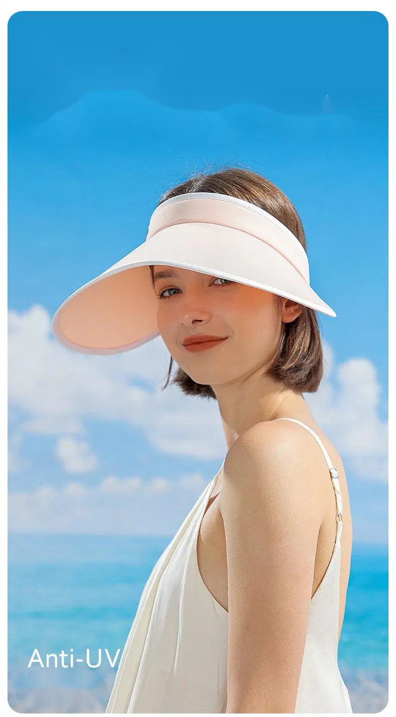 Sun Protection UV Resustance Breathable Empty Top Hat with Anti-Sweat Band