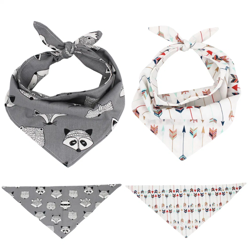 Hanyang Custom Small Medium or Large Pet Dog Bandanas and Neckerchiefs