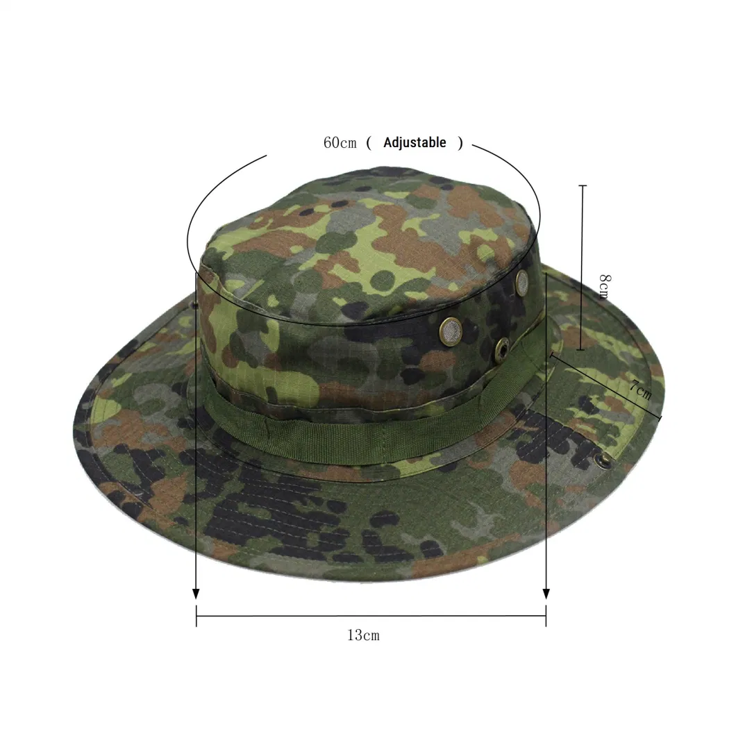 Kango Tactical Camo Hat Bonnie Hat for Camping Hiking Traveling