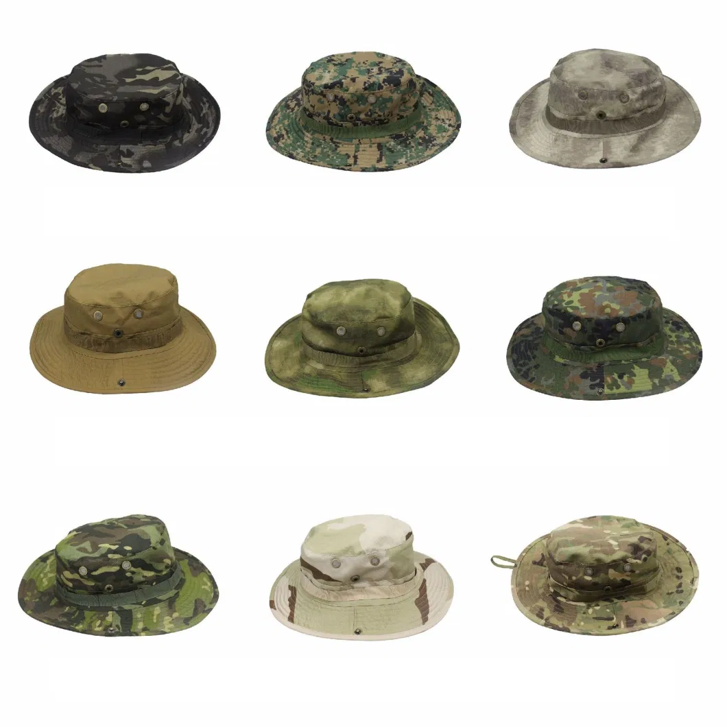 Kango Tactical Camo Hat Bonnie Hat for Camping Hiking Traveling