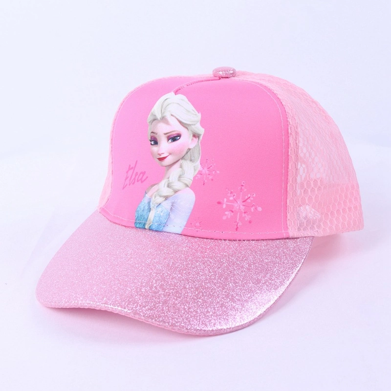 Children&prime;s Hat Princess Aisha Baseball Cap Summer Net Hat Shade Cap