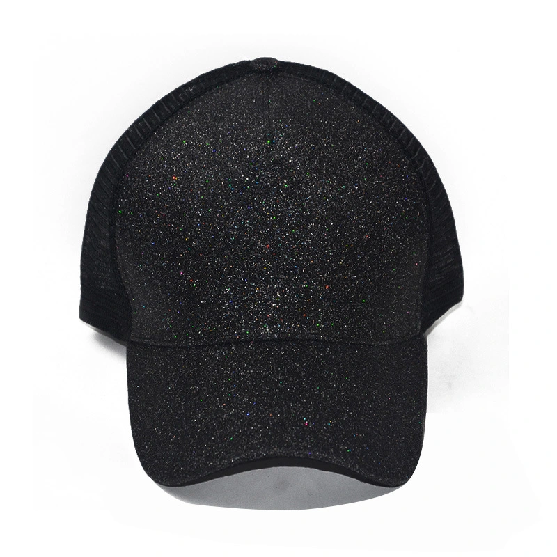 Low MOQ OEM Outdoor Fashionable Fluorescent Blingbling Baseball Cap