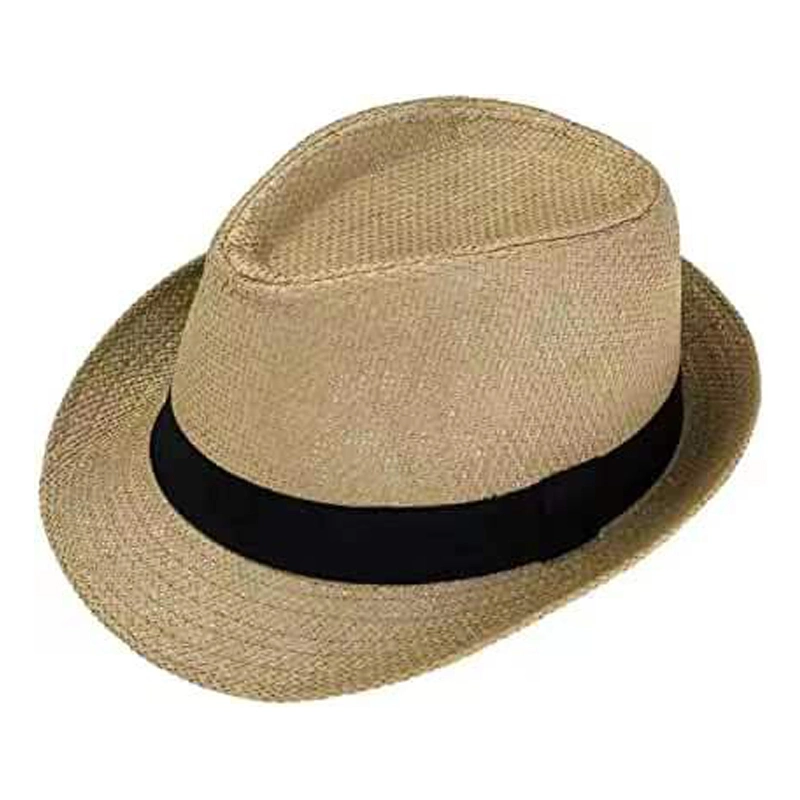 Classic Panama Summer Fedora Trilby Paper Straw Sun Hats for Men Women Beach Hat